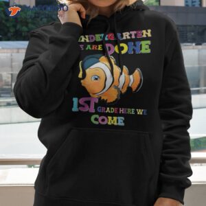 school enrolt clown fish shirt hoodie