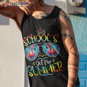 school s out for summer last day of school hello flamingo shirt tank top 1