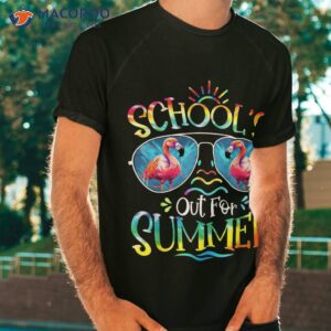 school s out for summer last day of school hello flamingo shirt tshirt