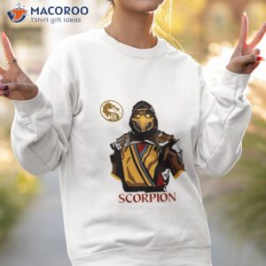 scorpion half body mortal kombat shirt sweatshirt 2
