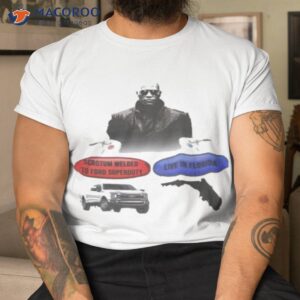 scrotum welded to ford superduty shirt tshirt 1