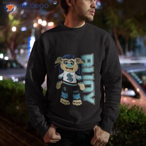 seattle kraken toddler mascot cheer deep sea blue shirt sweatshirt