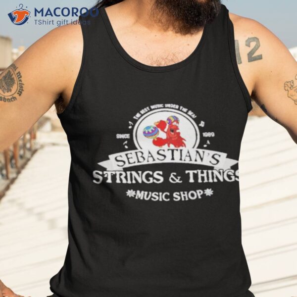 Sebastian’s Strings & Things Music Shop Little Mermaid Shirt