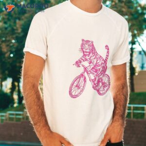 Seembo Tiger Cycling Bicycle Cyclist Biking Riding Fun Bike Shirt