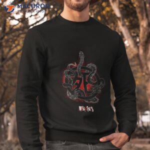 senjutsu eddie archer kanji shirt sweatshirt