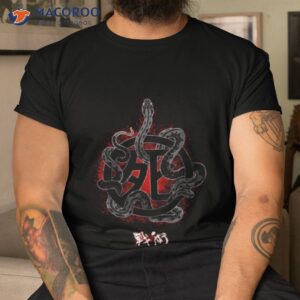 senjutsu eddie archer kanji shirt tshirt