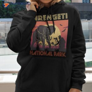 serengeti national park elephants africa tourist shirt hoodie