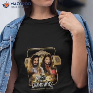 seth freakin rollins vs aj styles night of champions matchup t shirt tshirt