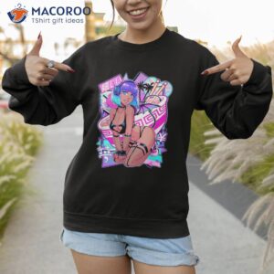 sexy anime girl japanese demon cosplay shirt sweatshirt 1