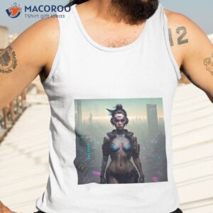 sexy cyber punk anime lady shirt tank top 3