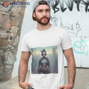 sexy cyber punk anime lady shirt tshirt 3