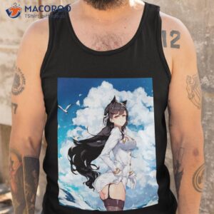 sexy fox atago horny boobs thighs panties ass azur lane al lewd hentai ecchi anime girl 2 shirt tank top