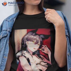 sexy fox atago horny boobs thighs panties ass azur lane al lewd hentai ecchi anime girl 5 shirt tshirt