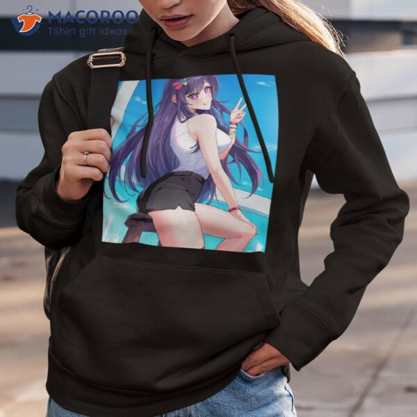 Sexy Hoshino Ai Hot Boobs Tits Thighs Ass Butt (oshi No Ko Lewd Hentai Ecchi Anime Girl) Shirt