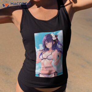 sexy hoshino ai hot boobs tits thighs panties bikini oshi no ko lewd hentai ecchi anime girl shirt tank top 2