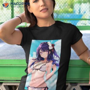 sexy hoshino ai hot boobs tits thighs panties bikini oshi no ko lewd hentai ecchi anime girl shirt tshirt 1