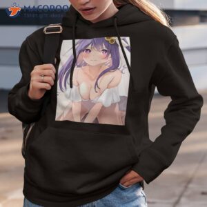 sexy hoshino ai hot boobs tits thighs panties oshi no ko lewd hentai ecchi anime girl shirt hoodie 3 1