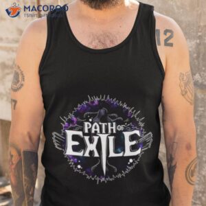 shaper background cool path of exile shirt tank top