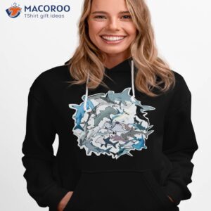 shark cute unisex t shirt hoodie 1