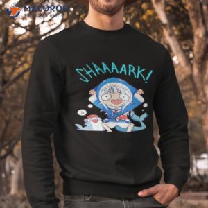 shark gawr gura mask hololive shirt sweatshirt 1