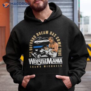 shawn michaels wrestlemania 12 champion signature shirt hoodie