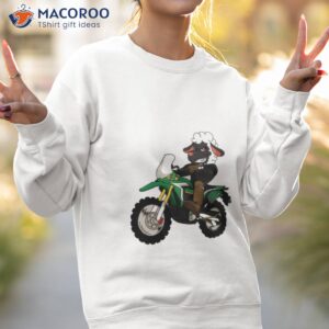 sheep biker funny art shirt sweatshirt 2