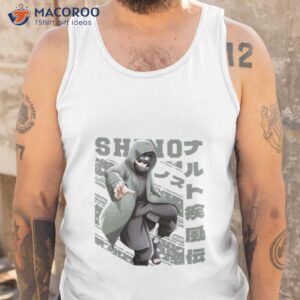 shino aburame character in naruto shippuden shirt tank top