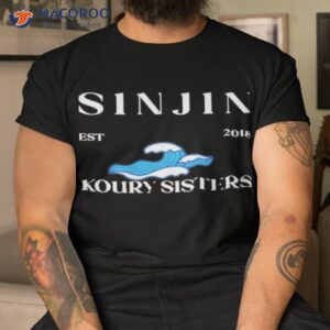 sinjin drowning cat shirt tshirt