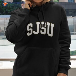 sjsu college font curved san jose state shirt hoodie 2