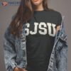 Sjsu College Font Curved San Jose State Shirt