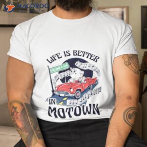 skeleton life is better in motown shirt tshirt