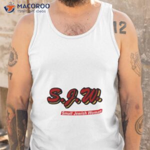 small jewish woman sjw shirt tank top