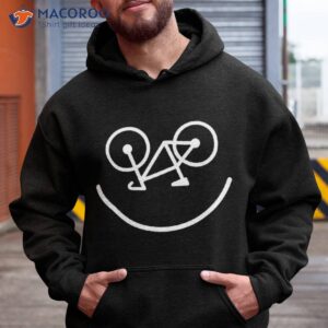 smiling bicycle funny cycling bike riding rider cyclist shirt hoodie