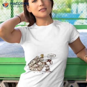 snoopy i know shirt tshirt 1