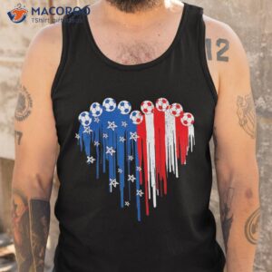 soccer balls heart american flag indepedence day s boys shirt tank top