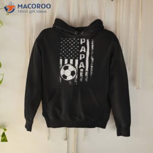 soccer papa american flag vintage christmas xmas shirt hoodie