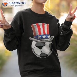 soccer uncle sam 4th of july kids boys american flag funny shirt sweatshirt 2