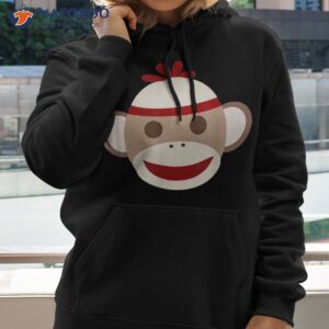 sock monkey shirt hoodie