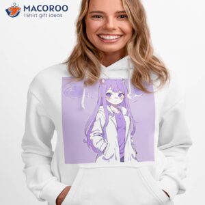 soft pastel girl in captivating anime style shirt hoodie 1 1