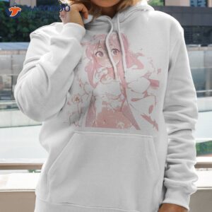 soft pastel girl in captivating anime style shirt hoodie 2