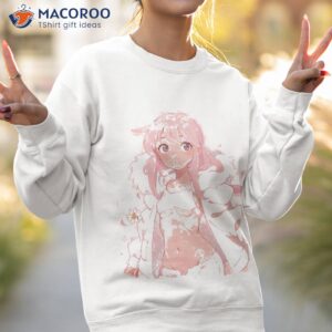 soft pastel girl in captivating anime style shirt sweatshirt 2 1