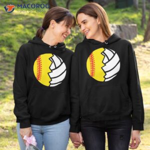 softball volleyball ball gift for softball lover volleyball lover t shirt hoodie 1