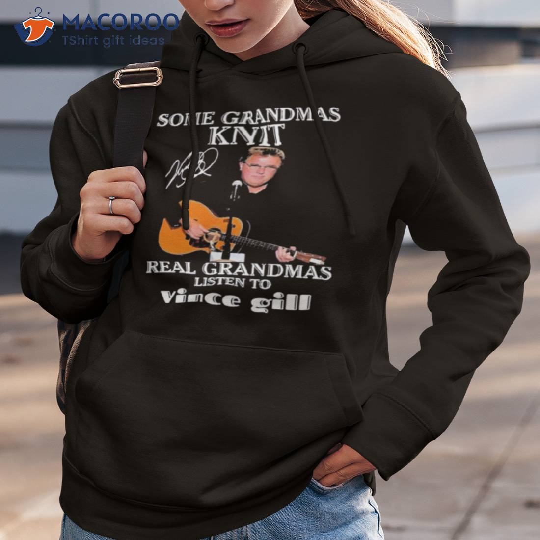Some Grandmas Knit Signature Real Grandmas Listen To Vince Gill Shirt Some Grandmas Knit Signature Real Grandmas Listen To Vince Gill Shirt