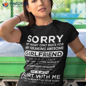 sorry my heart only beats for awesome girlfriend shirt tshirt 1