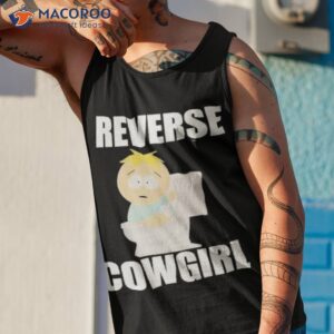 south park butters reverse cowgirl shirt tank top 1