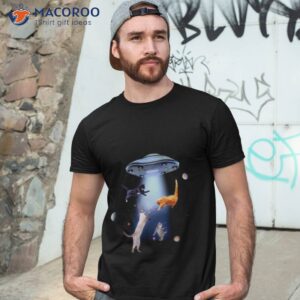 space cat alien abduction extra terrestrial space shirt tshirt 3