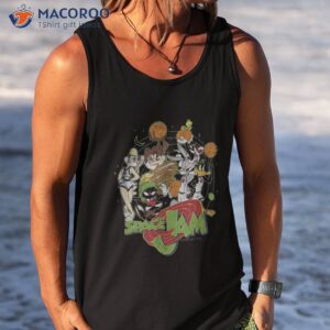 space jam classic basketball team vintage logo shirt tank top