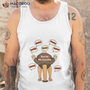 speaker of the house kevin mccarthy and the george santos scandal ostrich shirt tank top