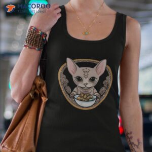 sphynx cat ra noodles soup bowl food lover kawaii anime shirt tank top 4