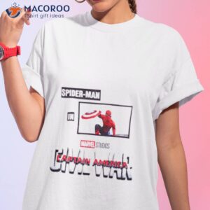 spider man in civil war captain america shirt tshirt 1